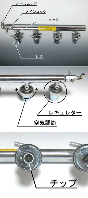 日本製】 ガス式直火式おでん鍋 固定仕切付 4ッ仕切タイプ ONG-212 都市ガス 12A 13A