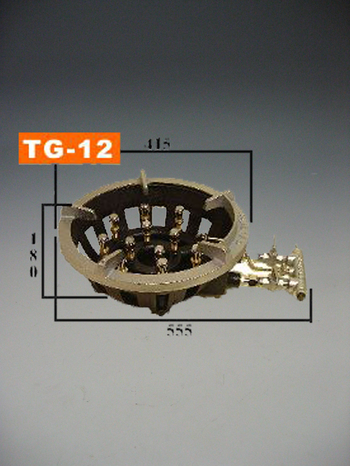 鋳物コンロ 東京サントク TG-12 平ゴトク：鉄板焼き器・たこ焼き器など